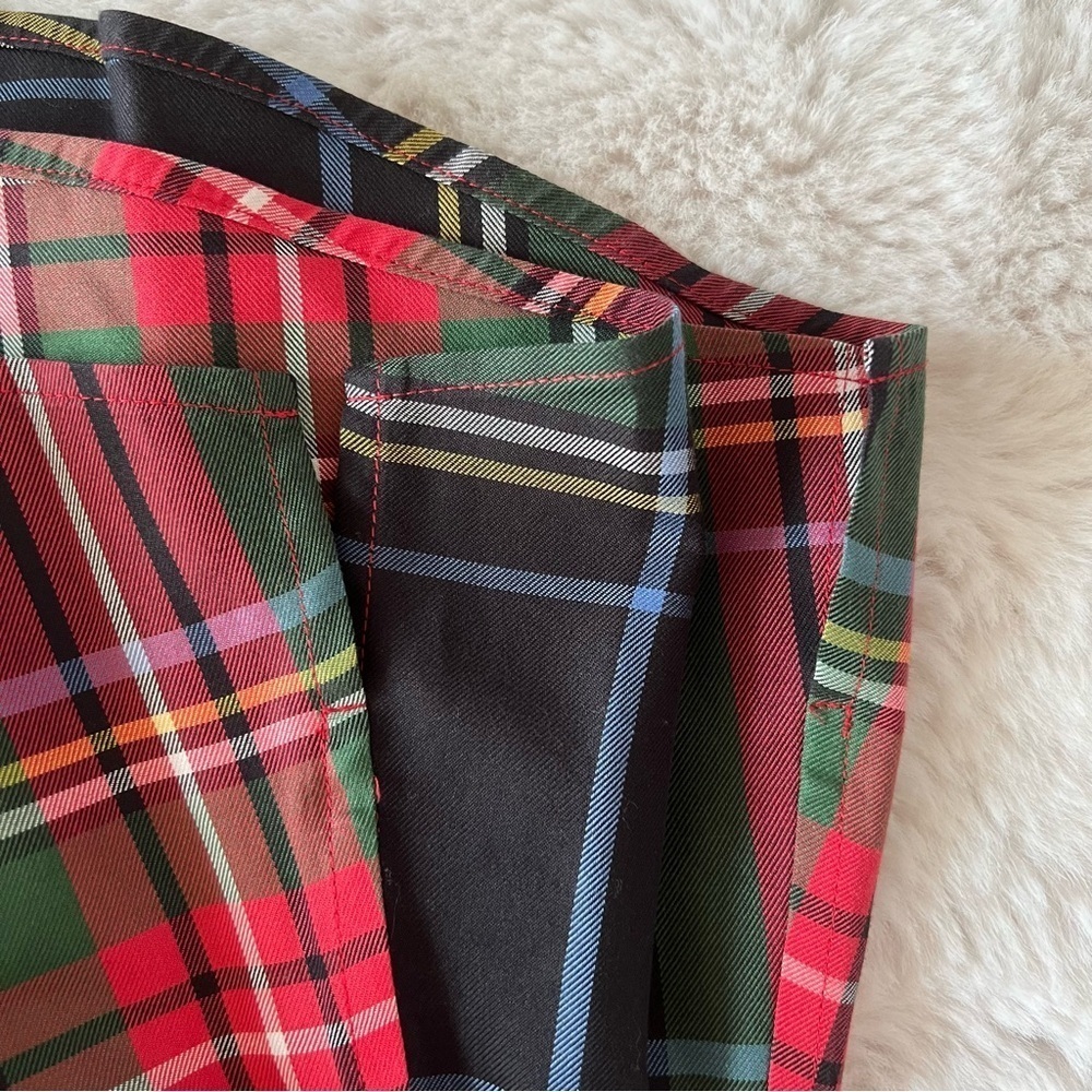 Foxcroft Holiday Plaid Oxford button down - Picture 9 of 9